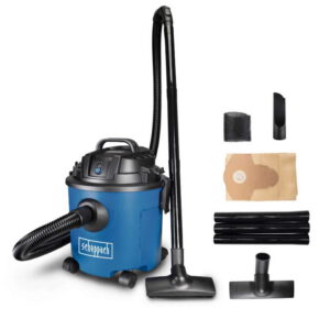 Scheppach NTS16 vee ja tolmuimeja 16L märg ja kuiv tolmuimeja