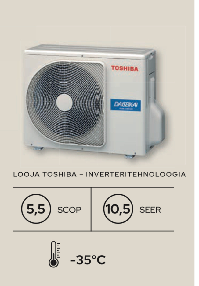 Toshiba Arctic Wood õhk soojuspump WiFi A++ R32 - Image 5