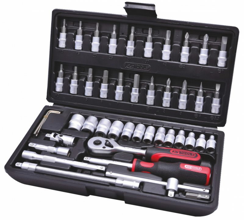 KS Tools padrunite komplekt 1/4 48 osa kohvris