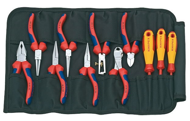 Knipex näpitsate komplekt 11 osa tangid ja kruvikeerajad vutlaris