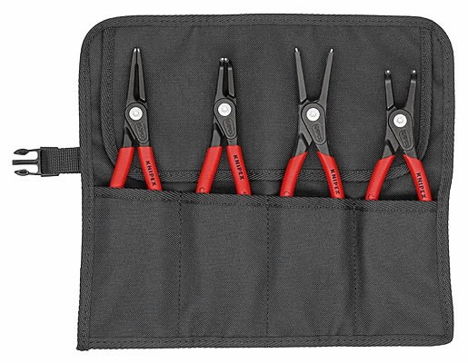 Knipex stoppertangide komplekt 4 osa suurte kõvasulam otstega kotis