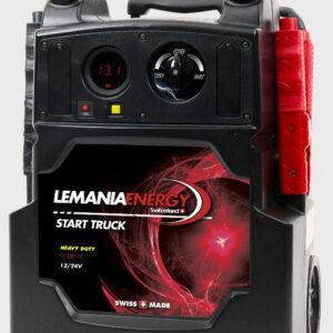 Lemania P21 käivitusabi 12V 24V 3100A 6200A booster ratastega