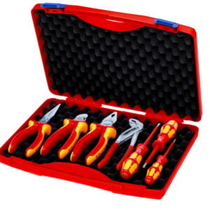 Knipex tööriistakomplekt VDE 7 osa kohvris elektrikule