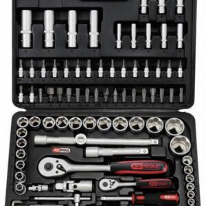 KS Tools padrunvõtmete komplekt 94 osa 1/4 ja 1/2 kohvris