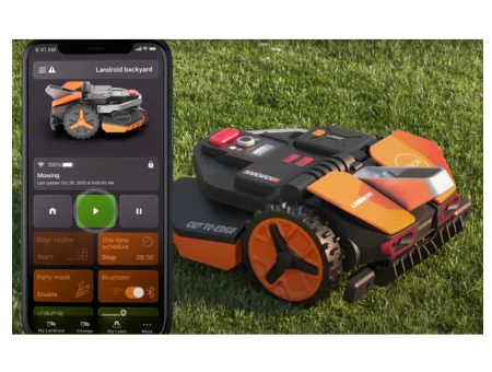 WORX Landroid Vision S250 WR202E robotniiduk kuni 250 m² – piirdekaablita AI mururobot - Image 2