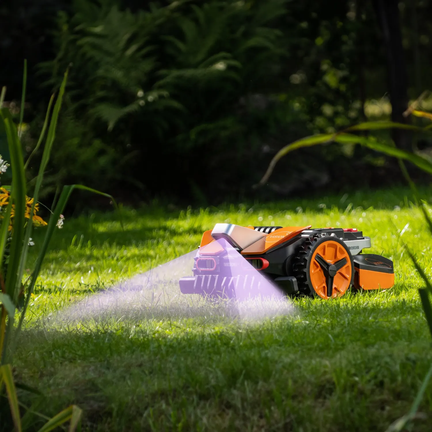 WORX Landroid Vision S250 WR202E robotniiduk kuni 250 m² – piirdekaablita AI mururobot - Image 5