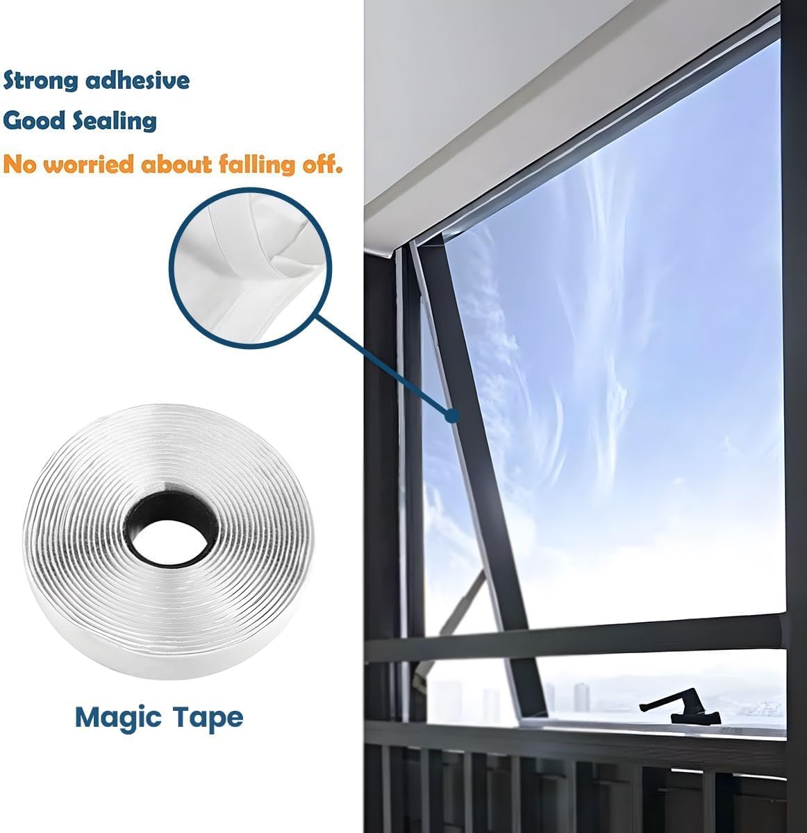 MOEGFY aknatihend mobiilsele konditsioneerile – 300-600 cm - Pilt 5