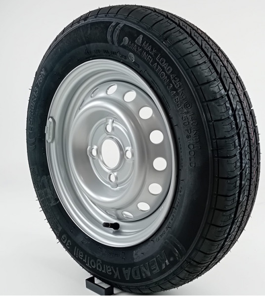 HAAGISE VELJE- JA REHVIKOMPLEKT KENDA KR209 145/80 R13/SRW Plekkvelg 4X13 4X100 ET30/57.1 - Pilt 2