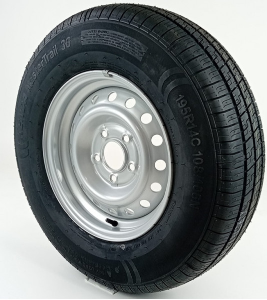 HAAGISE VELJE- JA REHVIKOMPLEKT KENDA KR101 195/80 R14C/SRW Plekkvelg 5.5X14 5X112 ET30/66.6 - Pilt 2