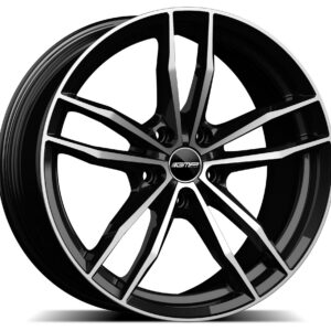 GMP SWAN 8X19 5X112 ET30/66.6 Must/poleeritud