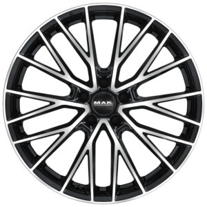 MAK SPECIALE-D 11.5X22 5X112 ET52/66.6 Must/poleeritud