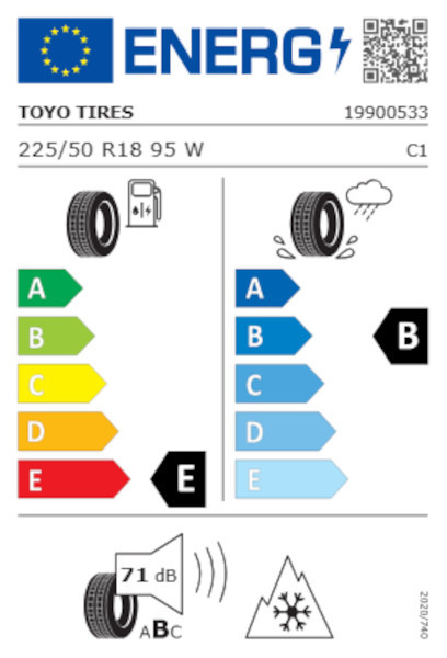 TALVINE VELJE- JA REHVIKOMPLEKT 18 HR-V TOYO/R57 Must/poleeritud PAREM - Pilt 3