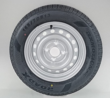 HAAGISE VELJE- JA REHVIKOMPLEKT ROADX 165/70 R13/SRW PLEKKVELG 4X13 4X100 ET30/57.1
