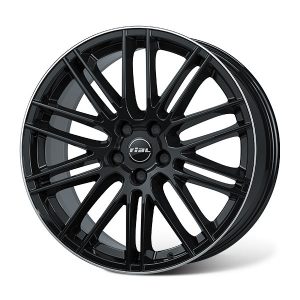 RIAL KIBOX 9X20 5X130 ET52/71.6 Must/poleeritud