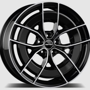 GMP ENERGIA 9.5X21 5X112 ET35/66.6 Must/poleeritud