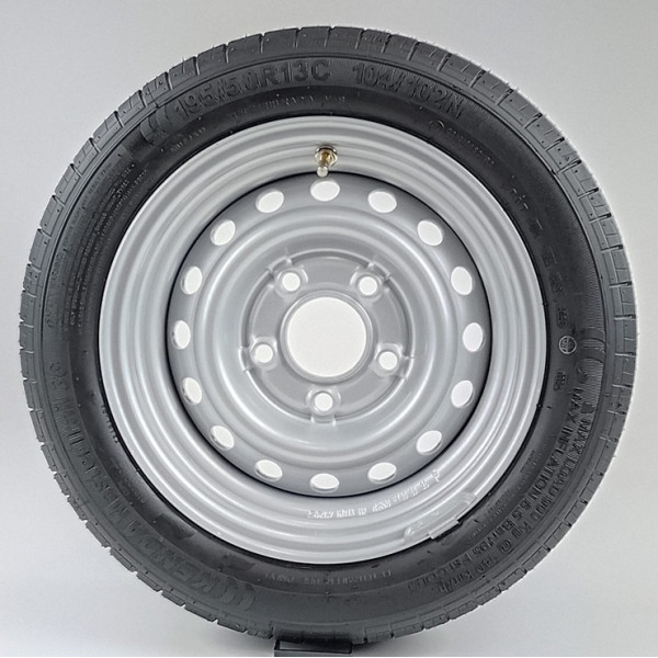 HAAGISE VELJE- JA REHVIKOMPLEKT KENDA KR101 195/50 R13C/SRW Plekkvelg 6X13 5X112 ET30/66.6