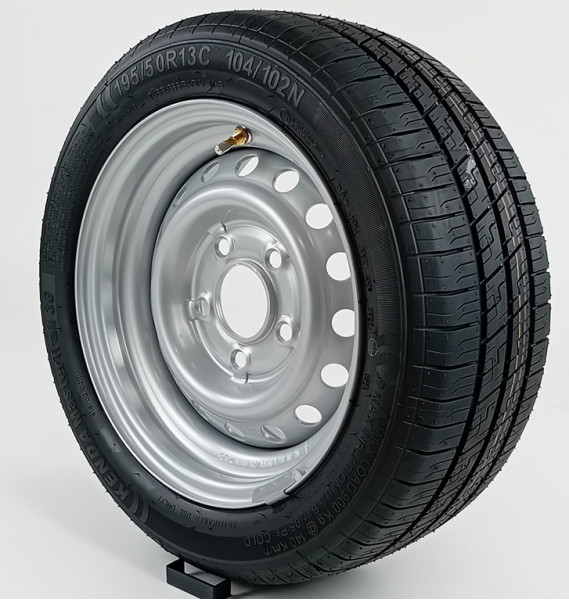 HAAGISE VELJE- JA REHVIKOMPLEKT KENDA KR101 195/50 R13C/SRW Plekkvelg 6X13 5X112 ET30/66.6 - Pilt 2