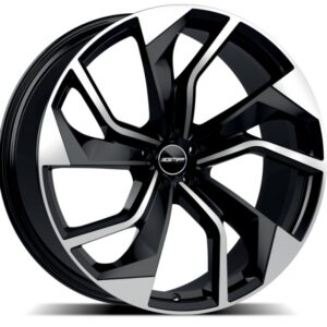 GMP REBEL 10X23 5X112 ET30/66.5 Must/poleeritud
