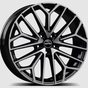 GMP MATERIA 8X19 5X114.5 ET45/73,1 Must/poleeritud