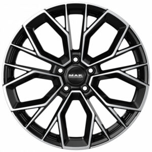 MAK STILO-D 9.5X20 5X112 ET50/76 Must/poleeritud