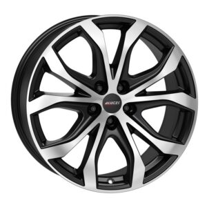 ALUTEC W10 8X18 5X112 ET39/66.6 Must/poleeritud