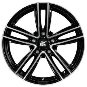RC-DESIGN RC27 6X16 5X108 ET44/60.1 Must/poleeritud GATUNEK II