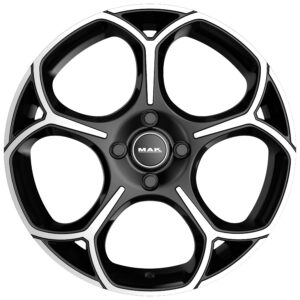 MAK MONZA 7.5X18 5X110 ET34/65.1 Must/poleeritud