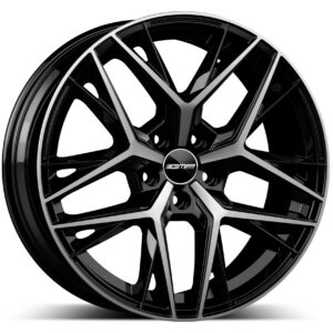 GMP LUNICA 8X19 5X108 ET42 Must/poleeritud