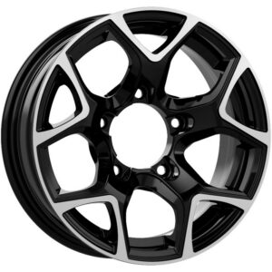 GMP SJ15 5.5X15 5X139.7 ET5/108 Must/poleeritud