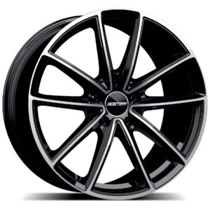 GMP TITAN 11.5X21 5X130 ET52/71.6 Must/poleeritud