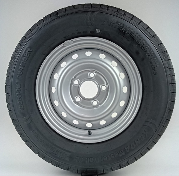 HAAGISE VELJE- JA REHVIKOMPLEKT KENDA KR101 185/80 R14C/SRW Plekkvelg 5.5X14 5X112 ET30/66.6