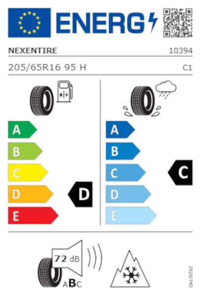 TALVINE VELJE- JA REHVIKOMPLEKT 16 TIVOLI NEXEN/R65 Must MAT PAREM - Pilt 3