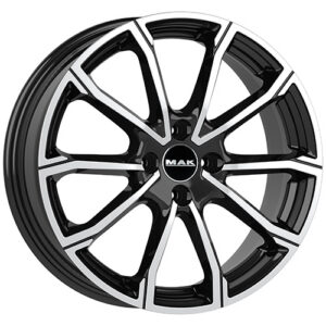 MAK DAVINCI4 5X17 4X100 ET40/54.1 Must/poleeritud