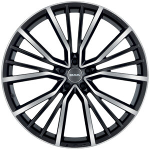 MAK UNION 8.5X20 5X112 ET40/66.45 Must/poleeritud