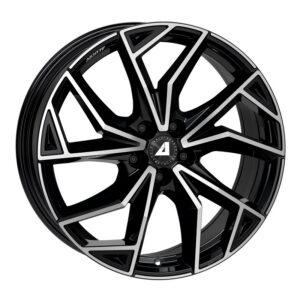 ALUTEC ADX02 7X17 5X108 ET48/63.4 Must/poleeritud