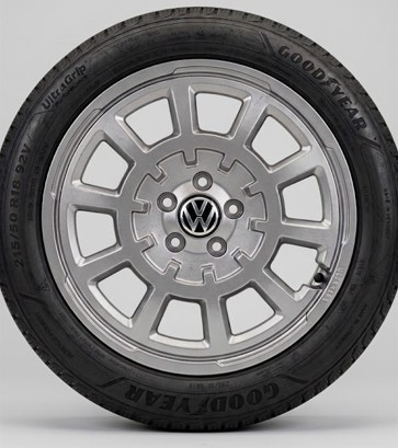 VELJE- JA REHVIKOMPLEKT VW T-ROC Z215/50 R18 GOOD-YEAR ULTRAGRIP PERFORMANCE+ OEM 2GK071498K1 HallDOT2023