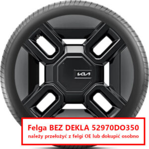 TALVINE VELJE- JA REHVIKOMPLEKT 21 EV9 PIRELLI-2/KIA BI-COLOR VASAK