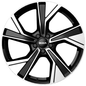 MAK MALMOE 7.5X19 5X108 ET50.5/63.4 Must/poleeritud