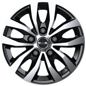 MAK LOAD5 7X17 5X120 ET55/65.1 Must/poleeritud