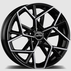 GMP CARTESIO 6.5X16 5X108 ET40 Must/poleeritud