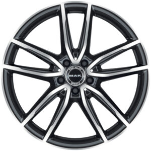 MAK EVO-D 9.5X20 5X112 ET50/66.6 Must/poleeritud