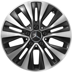 OEM MERCEDES 6.5X16 5X112 ET44/66.6 Must/poleeritud DEMO
