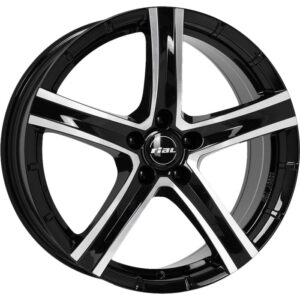 RIAL QUINTO 9X19 5X150 ET50 Must/poleeritud
