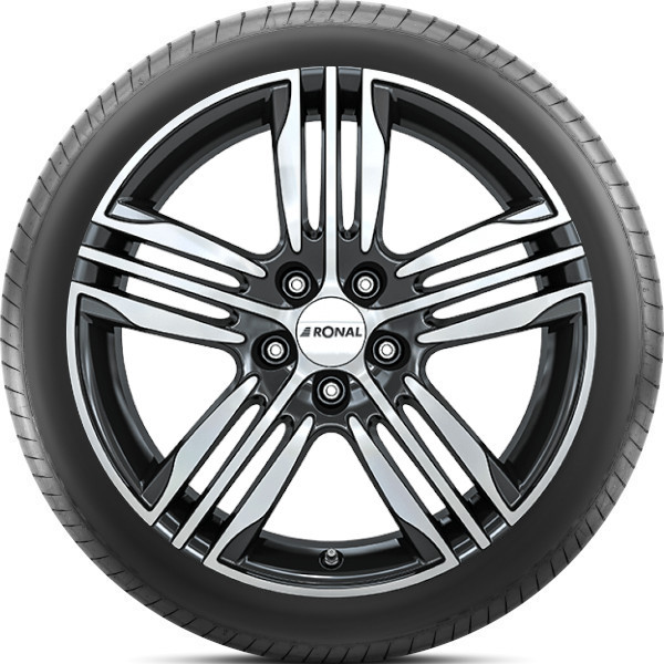 TALVINE VELJE- JA REHVIKOMPLEKT 18 HR-V TOYO/R57 Must/poleeritud VASAK