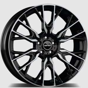 GMP FENDER 11X22 5X112 ET39/66.6 Must/poleeritud