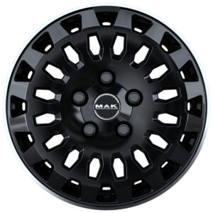 MAK OVERLAND 6.5X16 6X120 ET51/74.5 Must/äärisega