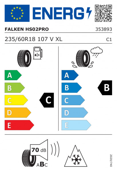 TALVINE VELJE- JA REHVIKOMPLEKT 18 X-TRAIL T33 FALKEN-02/OE Must - Pilt 3