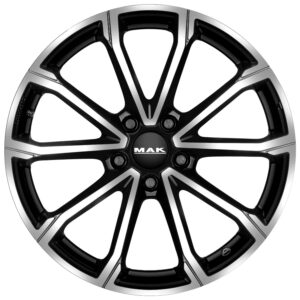 MAK DAVINCI 7X17 5X112 ET45/57.1 Must/poleeritud